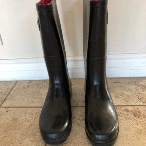 Capelli womens ladies Rain Boots 8 black